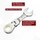 thumbnail image 5 of Llave de trinquete de cabeza flexible Uxcell 5/8" SAE 72 dientes 12 PT llave combinada de trinquete, 5 of 7