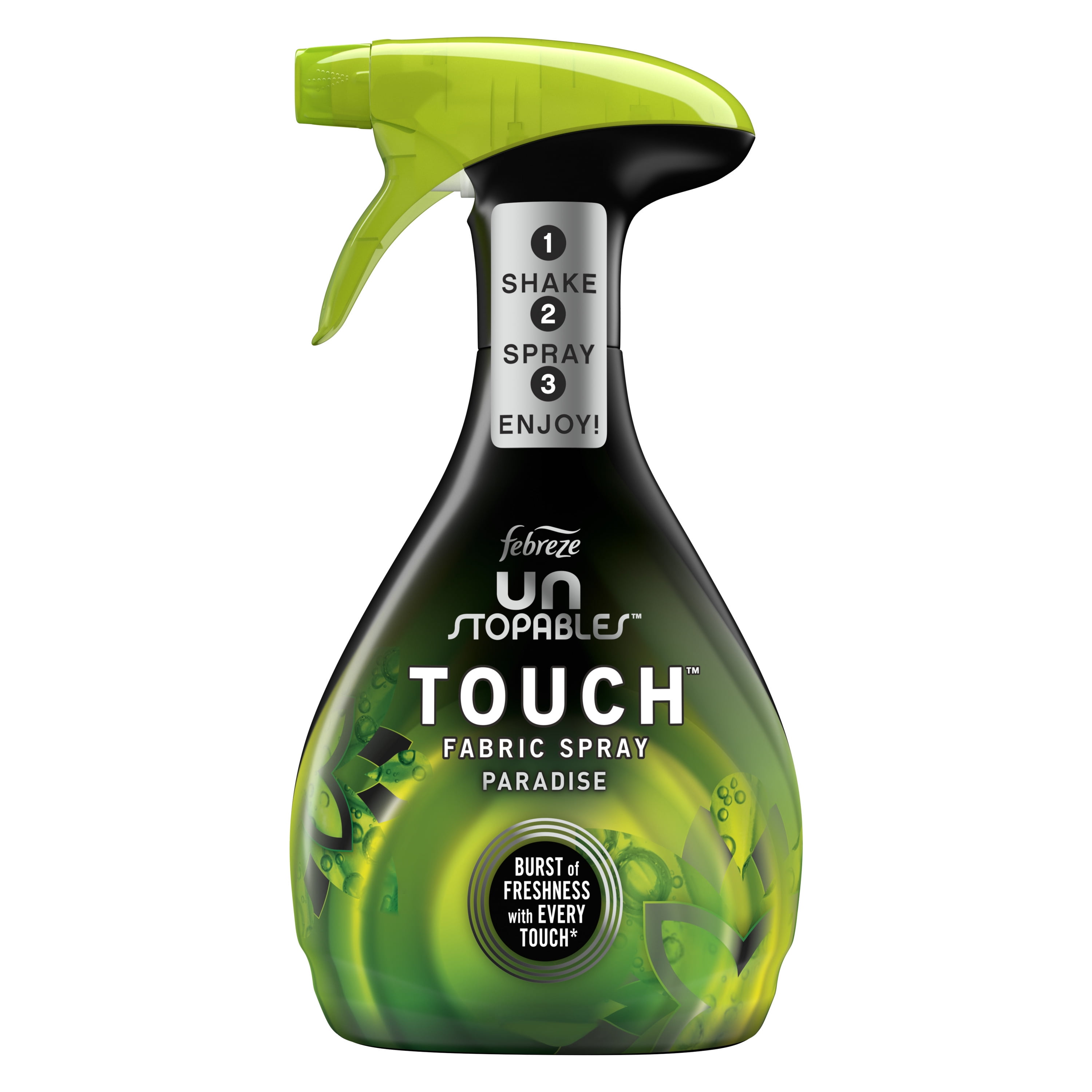 (3 pack) Febreze Unstopables Touch Fabric Spray, Paradise, 16.9 Oz