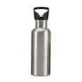 thumbnail image 1 of Bouteille d'Eau en Acier Inoxydable avec Poignée Non Isolée à Paroi Simple pour Sports 1000ml Bouchon en Plastique, 1 of 5