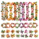 thumbnail image 1 of 1 juego de collares hawaianos, diadema de flores, pulseras de leis hawaianos, suministros para fiestas hawaianas, 1 of 5