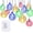 Multi, variant on Zhangyh Crystal Ball String Lights, LED Ball Fairy Lights Battery Operated with Remote Controller Crystal Globe Ball Lights for Garden Party Lighting Decoration