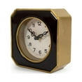 thumbnail image 2 of Zentique 5" Black and Gold Traditional Solid Desk Clock, 2 of 3