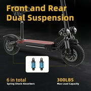 Electric Scooter Adult X500PRO Motor 2600W Battery 48V 21Ah Autonomy 45 Miles Double Suspension, Detachable Seat, Unisex