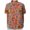 Orange, variant on TOWMUS Floral Summer Tops Blouses Women's Summer Lapel Print Cotton and Linen Top Shirts for Women Linen Ladies Blouses White
