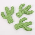 thumbnail image 4 of Flmtop Chat Chaton Cactus Forme Mignon Doux Molaire Grincement Griffe Jeu Interactif Jouet Vert, 4 of 9