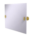 thumbnail image 1 of Allied Brass SB-93 Frameless Landscape Rectangular Tilt Beveled Edge Wall Mirror, Polished Brass, 1 of 3