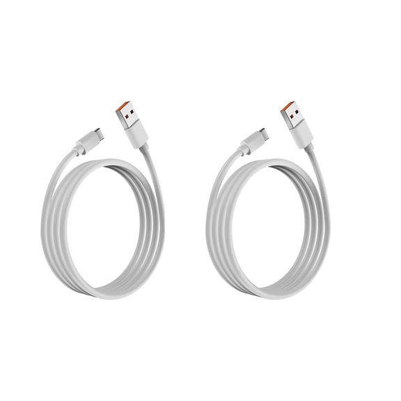 GJX 2-Pack 6.6ft USB C Cable, 66W Fast Charging 6A Type C Charger Cord, High Current