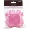 Square Treat Liners 50/pkg-pink And Crea