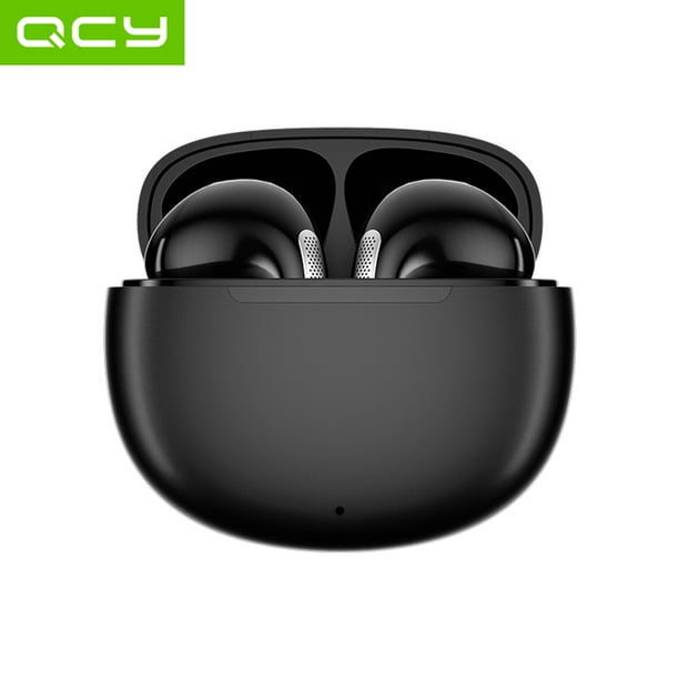 QCY AilyPods T20 Bluetooth Earbuds Wireless Headphones Semi In-Ear Style Earphone Quad Mic&ENC Bluetooth5 .3 Long Battery Life IPX4 Water-And-Sweat Proof Black - Walmart.com