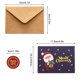 thumbnail image 3 of Billuyoard 10 piezas de tarjetas de papel impresas con dibujos animados de felicitación de Navidad, conjunto de sobres para niños, accesorios para Kits de decoración para fiestas Tipo 1 Billuyoard HA009713-01, 3 of 6