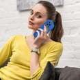 thumbnail image 6 of for iPhone 14 Pro Max Case Cute 3D Love Heart Curly Wave Shape Phone Cover Soft TPU Shockproof Full Camera Lens Protective Case for iPhone 14 Pro Max 6.7 Inch for Women Girl-Blue, 6 of 12