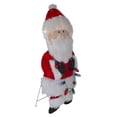 thumbnail image 4 of Northlight 32-Inch Lighted Chenille Santa with Lights Outdoor Christmas Decoration, 4 of 5