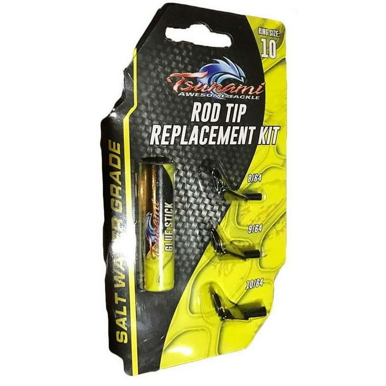 Tsunami Rod Tip Replacement Kit Black (Ring Size 6) Tsunami Rod Tip Replacement Kit Black (Ring Size 6)
