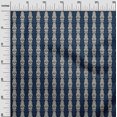 thumbnail image 2 of oneOone Cotton Poplin Fabric Paisley & Floral Ikat Decor Fabric Printed BTY 56 Inch Wide, 2 of 4