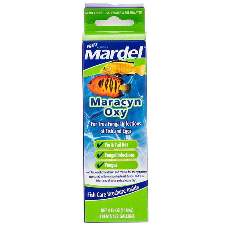Mardel Maracyn Oxy Fungal Aquarium Medication 4 oz (Treats 472