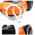 thumbnail image 1 of Worx Landroid Robotic Lawn Mower Wheels Belt Drive Studded Non-Slip Wheels - L Type 225mm, 2 pcs{HH}, 1 of 5