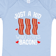 thumbnail image 4 of Inktastic Just a Kid Who Loves Bacon Boys or Girls Baby Bodysuit, 4 of 5