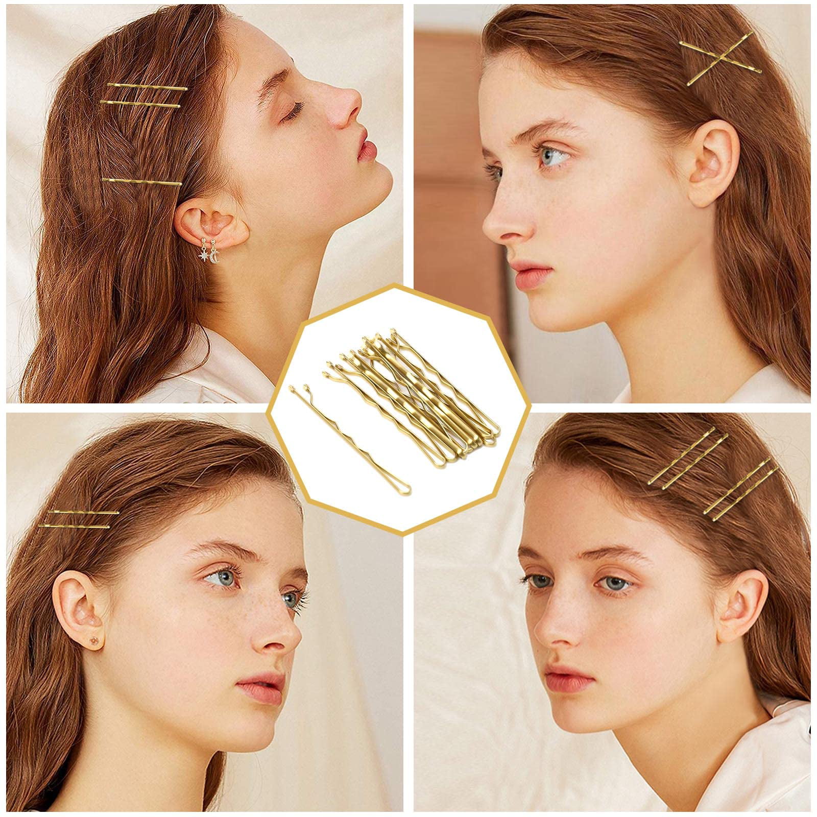 HAWWWY 300pc Brown Bobby Pins w/Cute Case for Buns & Hair Pins for Kids,  Girls & Women, Brown - Fry's Food Stores