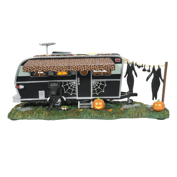Department 56 Hot Properties Elvira's Celebrity Trailer Christmas Village Building Multicolor Figurine 5in H