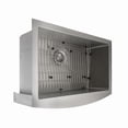 thumbnail image 2 of ZLINE 30" Zermatt Farmhouse Apron Mount Single Bowl Fingerprint Resistant Stainless Steel Kitchen Sink with Bottom Grid (SAS-30S), 2 of 7