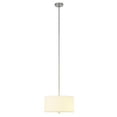 thumbnail image 3 of Traditional Metal Pendant with Fabric Shade, 3 of 12