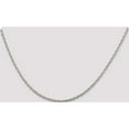 thumbnail image 5 of Sterling Silver 2mm Loose Rope Chain (16 X 2) Made In India qfc100-16, 5 of 5