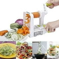 Spiralizer 4 blade Vegetable Spiralizer Foldable Spiral Icer Zucchini