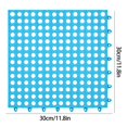 thumbnail image 3 of Qwtwty Bathroom Mat Suction Cup Model Skeleton Bathroom -slip Mat Splicing Cuttable Shower Floor Mat Full Pavement Toilet Bathroom Household Waterproof Foot Mat, 3 of 3