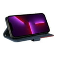 thumbnail image 2 of Étui Compatible iPhone 14 Pro Max, Étui Portefeuille en Cuir avec Support, Fermoir Magnétique, Étui Folio à Rabat pour Téléphone - Bleu, 2 of 5