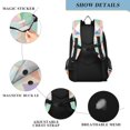 thumbnail image 4 of FORMRS Unisex School Backpack 17" Student Travel Bag with Laptop Compartment, Abstract Geometric, 4 of 7