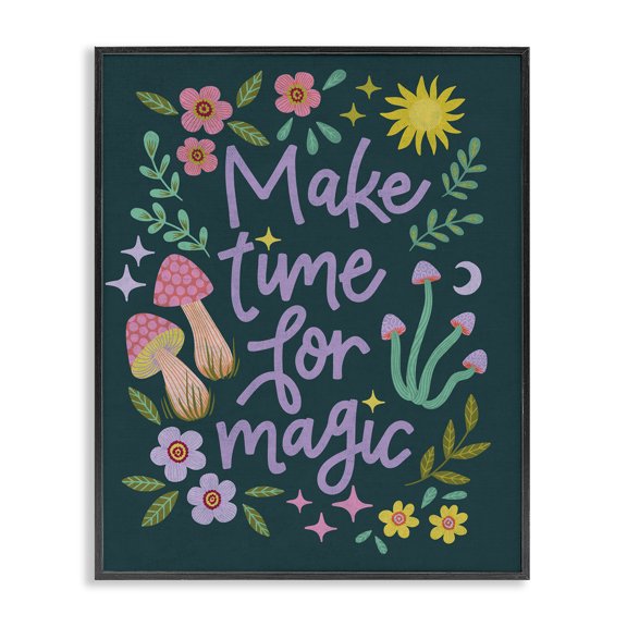 Stupell Industries Eclectic Black Framed Giclee Art, 11 x 14, by Caroline Alfreds