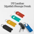 thumbnail image 4 of DEBGFS Porte-Clés Sac à Rouge à Lèvres avec Porte-Chapstick clip Rouge à Lèvres Support Porte-Baume Porte-Clés Sac Porte-Clés Porte-Chapstick Jaune, Rose, 4 of 8