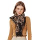 thumbnail image 1 of Bufanda de mujer pompón imitación cachemira estampado leopardo cálido chal bufanda tarjeta negra Rojo Verde, 1 of 5