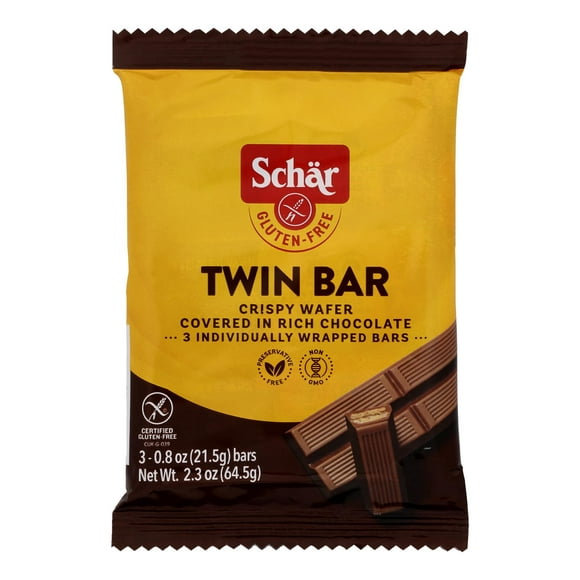 Schar Bars Twin, Case of 14 X 2.3 Oz