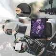 thumbnail image 3 of Uorisanigo ATV Tank Bag Hanging Cargo Tank Saddle Bag Purple Flower Skulls ATV Saddle Bags Motorcycle Saddlebag for ATVs Dirt Bike Snowmobile, Easy to Install, 3 of 7