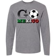 thumbnail image 3 of Inktastic Go, Mexico- Soccer, Football Long Sleeve T-Shirt, 3 of 5