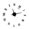 thumbnail image 4 of Wall Clock Silent 3D Modern Black Acrylic DIY Self Adhesive Wall Clock for Living Room Home, 4 of 5