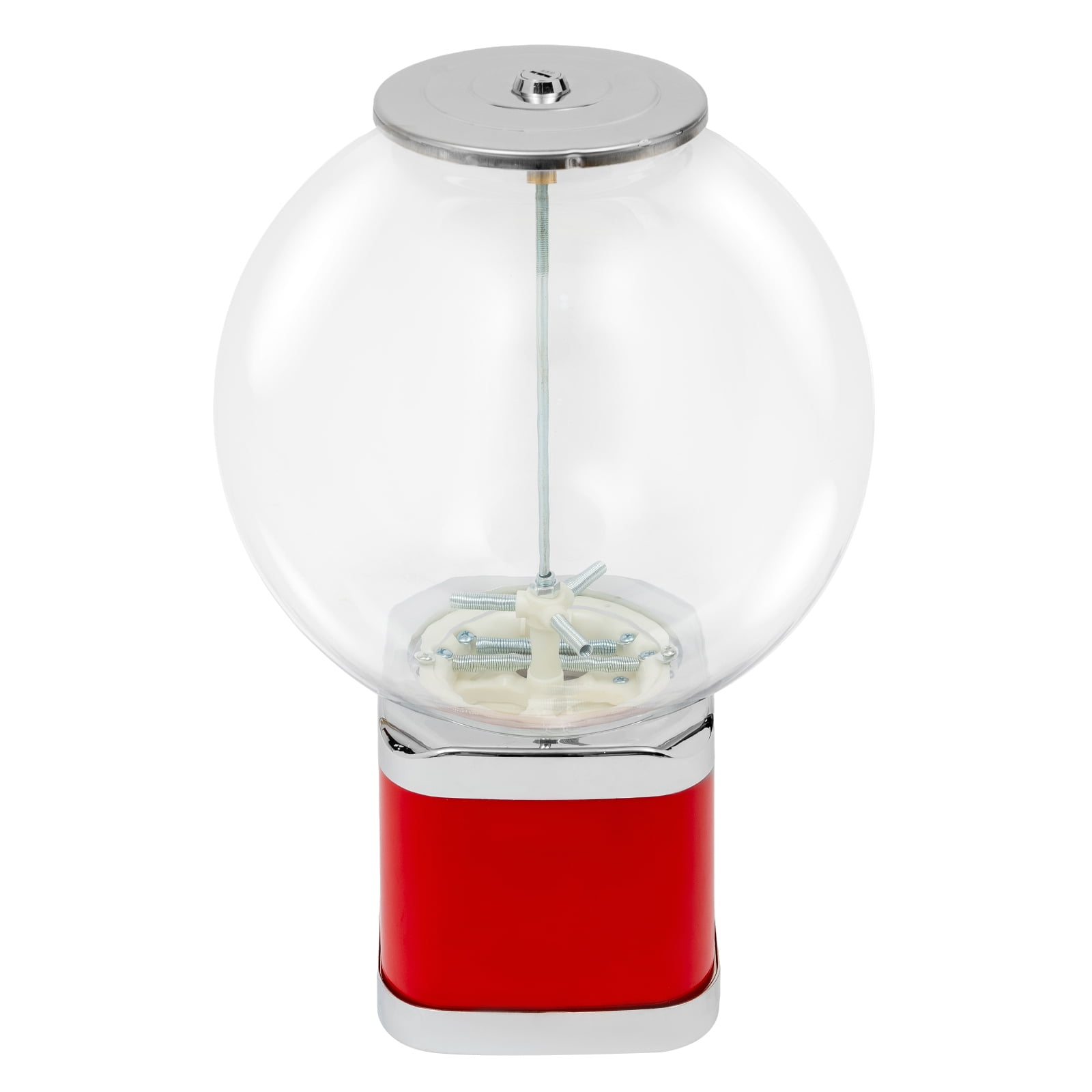 19.7" Tall Gumball Machine 375 Gumballs Candy Vending Machine for Commercial Home Red