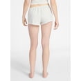 thumbnail image 3 of No Boundaries Single Jersey Lace Sleep Shorts, Women's XXS-3X, 3 of 5