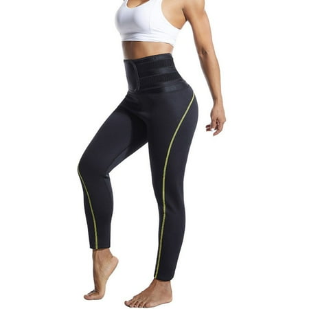 

SALE Women Neoprene Sauna Sweat Pants Fat Burn Corset Leg Slimming Body Shaper Anti Cellulite Compression Leggings Shapewear