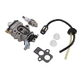 thumbnail image 1 of Brushcutter Trimmer Carburetor, Durable Carburetor Kit Replacement Prolong Machine Life  For Garden Tool, 1 of 8