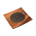 thumbnail image 3 of Tnarru Walnut Wood Teapot Mat Teapot Coaster Tea Accessory Decor Tea Serving Tray Tea Pot Holder for Office Household Indoor Kitchen , Circular, 3 of 8