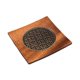 thumbnail image 3 of Posavasos de madera de nogal para tetera, aislante, accesorios para té caliente, para servir té Circular, 3 of 9