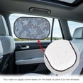 thumbnail image 3 of KUIFORTI Car Window Shades for Side Window Screens, 2 Pack Cling Sun Shade Blocker, Glare Shield and UV Rays Protection for Your Child 20.47" x 12.59", Turtle Print, 3 of 6