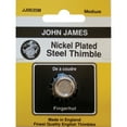 thumbnail image 1 of Nickel Plated Steel Crimp Top Thimble-Medium Size 7, 1 of 2