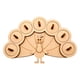 thumbnail image 3 of Piezas de tablero de actividades, accesorios, juguetes sensoriales de madera, habilidades motoras, juguetes de educación temprana Pavo real, 3 of 9