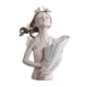 thumbnail image 1 of Maceta de resina con forma de hada, escultura, maceta, jarrón suculento, centro de mesa Rosado, 1 of 9
