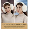 thumbnail image 2 of Winter Warm Ear Muffs for Women Foldable Earmuffs Fluffy Soft Ear Warmers, Warm Ear Covers for Cold Weather, 2 of 5