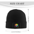 thumbnail image 3 of in A World Where You Can Be Anything Be Kind LGBT Beanie Hat Men Winter Warm Hat Women Knit Slouchy Skull Cap Black, 3 of 8