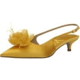 thumbnail image 3 of Sam Edelman Women's Faye Slingback Kitten Heel Sunflower 7M, 3 of 5